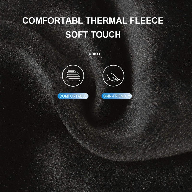 KOOLSOLY Ski Mask Balaclava Cold Weather Warm and Fleece Face Mask Neck Warmer Full Face Mask for Men&Women - Image 3